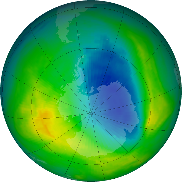 Ozone Map 1984-11-02